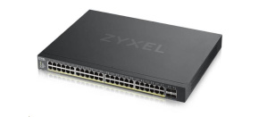 Zyxel XGS1935-52HP, 52 Port Lite-L3 Smart Managed PoE Switch, 48x Gigabit PoE and 4x 10G SFP+, hybrid mode