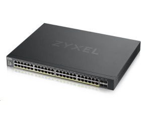 Zyxel XGS1935-52HP, 52 Port Lite-L3 Smart Managed PoE Switch, 48x Gigabit PoE and 4x 10G SFP+, hybrid mode