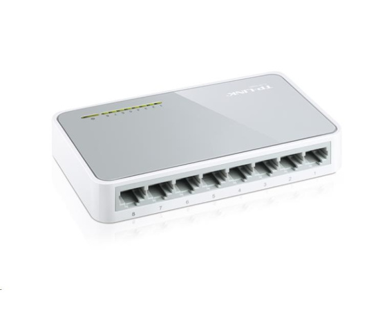 TP-Link switch TL-SF1008D (8x100Mb/s, fanless)