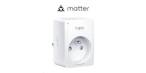 TP-Link Tapo P110M chytrá WiFi mini zásuvka (3680W,16A,2,4 GHz,BT,Matter certified)