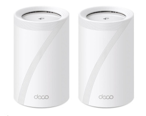 TP-Link Deco BE65(2-pack) WiFi7 Mesh(BE9300,2,4GHz/5GHz/6GHz,4x2,5GbELAN/WAN, 1xUSB3.0)