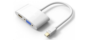 PREMIUMCORD Adaptér Mini DisplayPort - HDMI + VGA , FULL HD 1080p, 4K*2K@30Hz