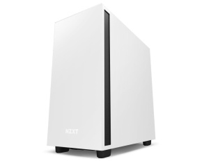 NZXT skříň H7 / ATX / 2x120 mm fan / USB-C / 2x USB / prosklená bočnice / černobílá