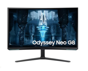 SAMSUNG MT LED LCD Gaming Monitor 32" Odyssey G8 Neo - Quantum Matrix Tech.(mini LED),4K,Prohnutý,1000R,4K,240Hz,Pivot