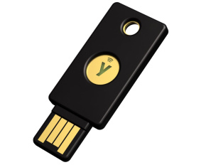 Security Key NFC - USB-A, podporující vícefaktorovou autentizaci (NFC), podpora FIDO2 U2F, voděodolný