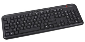 C-TECH klávesnice KB-102M USB, multimediální, slim, black, CZ/SK