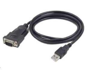 GEMBIRD Kabel adapter USB-serial 1,5m 9 pin (com), černý