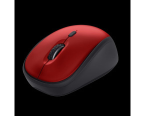 TRUST myš Yvi+ Wireless Mouse Eco Red, červená