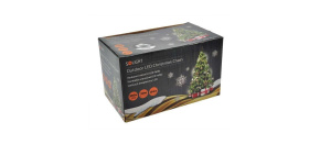 Solight LED vánoční řetěz, 300 LED, 30m, přívod 5m, IP44, bílá