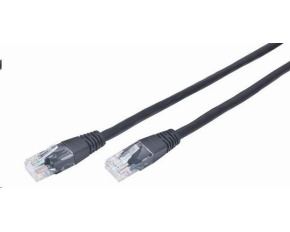 GEMBIRD kabel patchcord Cat5e UTP 5m, černý