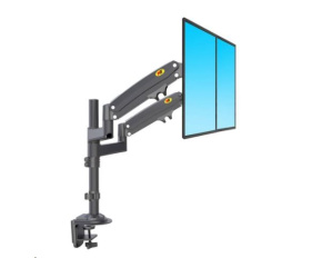 Kancelářský držák 2 monitorů Fiber Mounts H180B