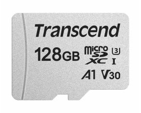 TRANSCEND MicroSDXC karta 128GB 300S, UHS-I U3 V30, bez adaptéru