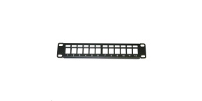 10" modulární patch panel XtendLan 12port, černý