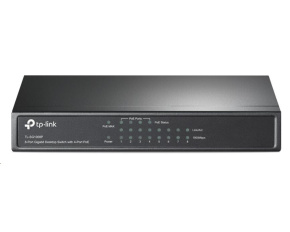 TP-Link switch TL-SG1008P (8xGbE, 4xPoE+, 64W, fanless)