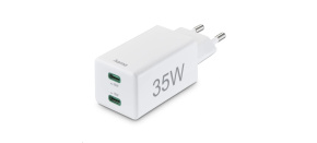 Hama rychlá USB nabíječka, 2x USB-C PD/QC, 35 W