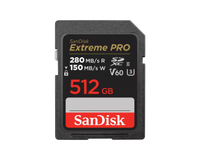 SanDisk MicroSDXC karta 512GB Extreme PRO (R:280/W:150 MB/s, UHS-II, V60)