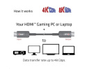 Club3D Kabel Ultra Rychlý HDMI™ Certifikovaný AOC Kabel 8K60Hz, 4K120Hz, 10m