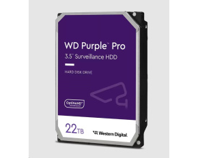 WD PURPLE PRO WD221PURP 22TB, SATA III 3.5", 512MB 7200RPM, 265MB/s, CMR