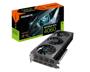 GIGABYTE VGA NVIDIA GeForce RTX 4060 EAGLE OC 8G, 8G GDDR6, 2xDP, 2xHDMI