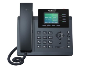 Yealink SIP-T34W WiFi telefon, s napájecím adaptérem, 2,3" 132x64 grafický, 2x RJ45 10/100,