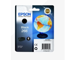 EPSON ink čer Singlepack "Globus" Black 266 ink cartridge 5,8 ml