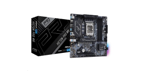 ASRock MB Sc LGA1700 H670M PRO RS, Intel H670, 4xDDR4, 1xDP, 1xHDMI, mATX