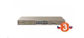 Tenda TEG1118P-16-250W PoE AT Gigabit Switch 230W