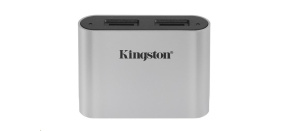 Kingston čtečka karet, USB3.2 Gen1 Workflow Dual-Slot microSDHC/SDXC UHS-II Card Reader čtečka karet
