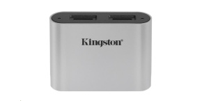 Kingston čtečka karet, USB3.2 Gen1 Workflow Dual-Slot microSDHC/SDXC UHS-II Card Reader čtečka karet