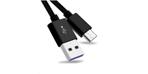 PremiumCord Kabel USB 3.1 C/M - USB 2.0 A/M, Super fast charging 5A, černá, 1m