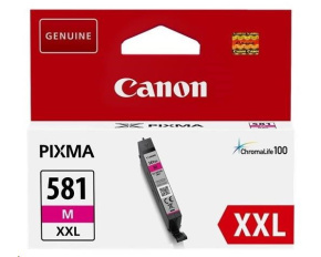 Canon CARTRIDGE CLI-581 XXL purpurová pro PIXMA TS615x, TS625x, TS635x, TR7550, TS815x (760str.)