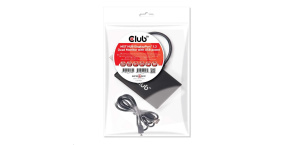 Club3D Video hub MST (Multi Stream Transport) DisplayPort na 4x DisplayPort, USB napájení