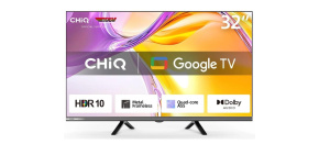 CHiQ L32M9E TV 32", HD, smart, Google TV, Dolby Audio, dbx-tv, HDR 10