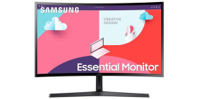 SAMSUNG MT LED LCD Monitor 24"  S366C FullHD - Prohnutý 1800R, VA, 1920x1080, 4ms, 75Hz,VGA,HDMI