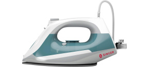 Singer Steam Choice 1.0 napařovací žehlička, 2200 W, Anti-drip, aqua / bílá