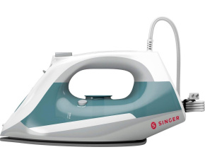 Singer Steam Choice 1.0 napařovací žehlička, 2200 W, Anti-drip, aqua / bílá