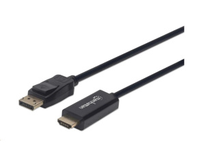 MANHATTAN Kabel DisplayPort na HDMI 1080p, 1m, černý