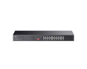 TP-Link CCTV switch TL-SG1218MP (16xGbE, 2xGbE/2xSFP combo, 16xPoE+, 250W)