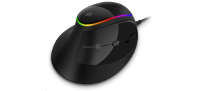 CONNECT IT GAME FOR HEALTH ergonomická vertikální myš, drátová, černá