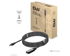 Club3D Kabel USB 3.2 Gen1 Active Repeater Cable M/F 28AWG, 5m