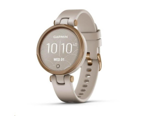 Garmin hodinky Lily Sport Rose Gold/Light Sand Silicone Band