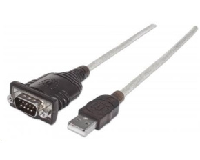 MANHATTAN Převodník z USB na sériový port (Prolific PL-2303HXD Chip, 45cm)