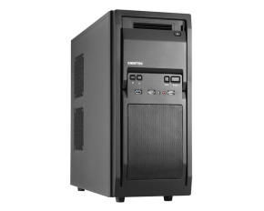 CHIEFTEC skříň Libra Series/Miditower, LF-02B-OP, Black, USB 3.0, bez zdroje