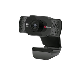 C-TECH webkamera CAM-11FHD, 1080P full HD, mikrofon, černá