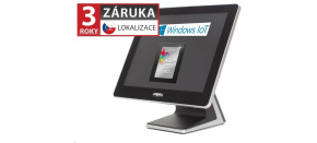 Virtuos AerPOS PP-9667CV, 17" LCD LED 350, i3, 4GB, 120GB SSD, Win 10 IoT. kapacitní, bezrámečkový