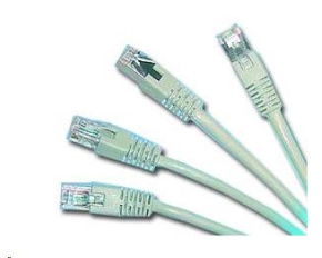 GEMBIRD kabel patchcord Cat5e stíněný FTP 0,5m, šedý