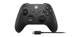 Xbox Wireless Controller černý + USB-C kabel