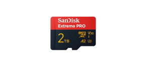 SanDisk micro SDXC karta 2TB Extreme PRO (250 MB/s A2 UHS-I U3 V30) + adaptér
