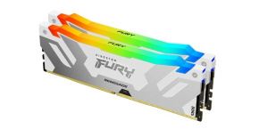 KINGSTON DIMM DDR5 32GB (Kit of 2) 6400MT/s CL32 FURY Renegade Bílá RGB XMP