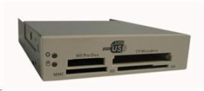 EUROCASE Card reader 33in1-3,5" White